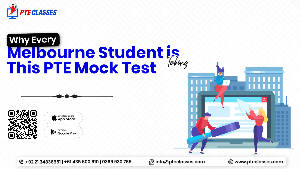 Melbourne Student is Taking This PTE Mock Test