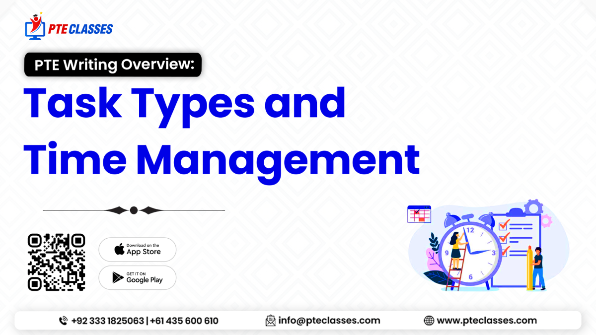PTE Writing Overview: Task Types and Time Management