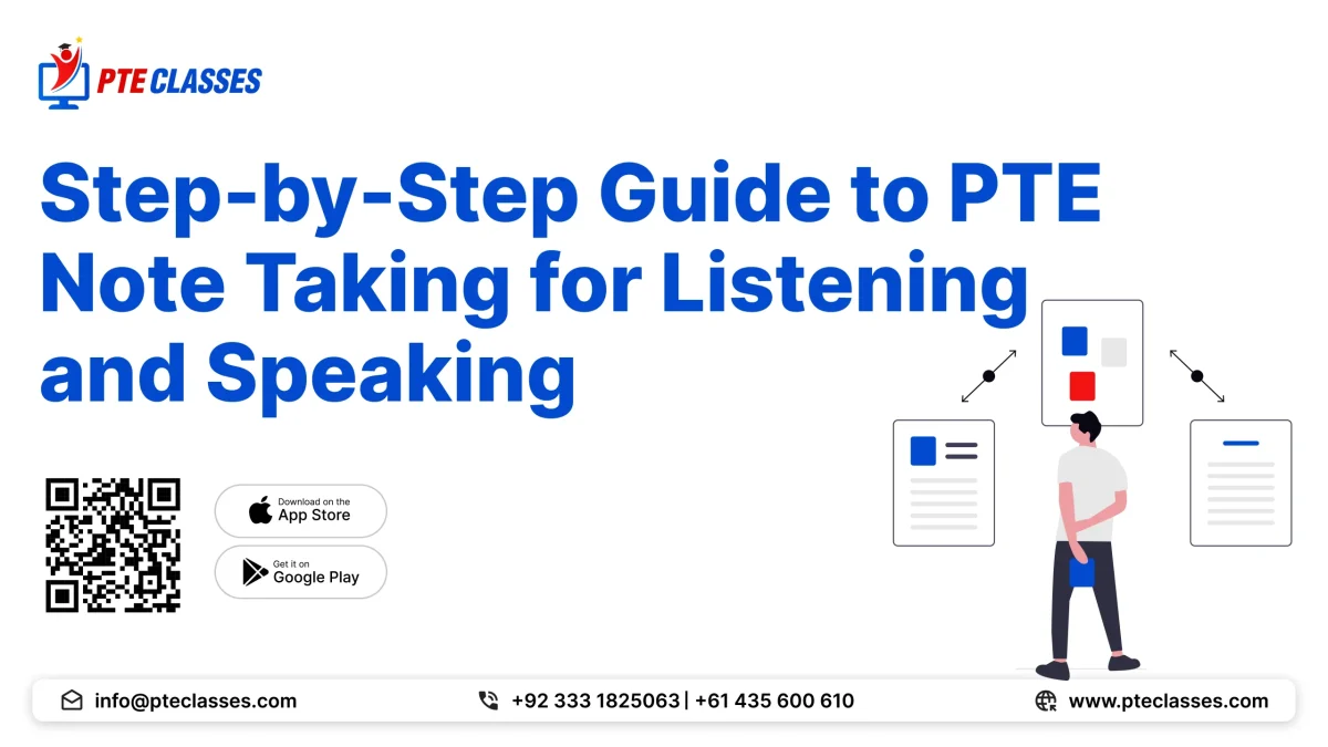 PTE note-taking strategies