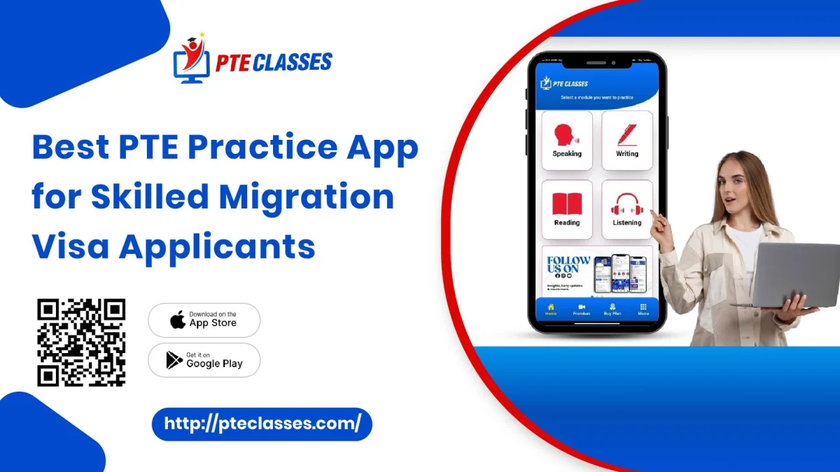 PTE practice app for skilled migration visa