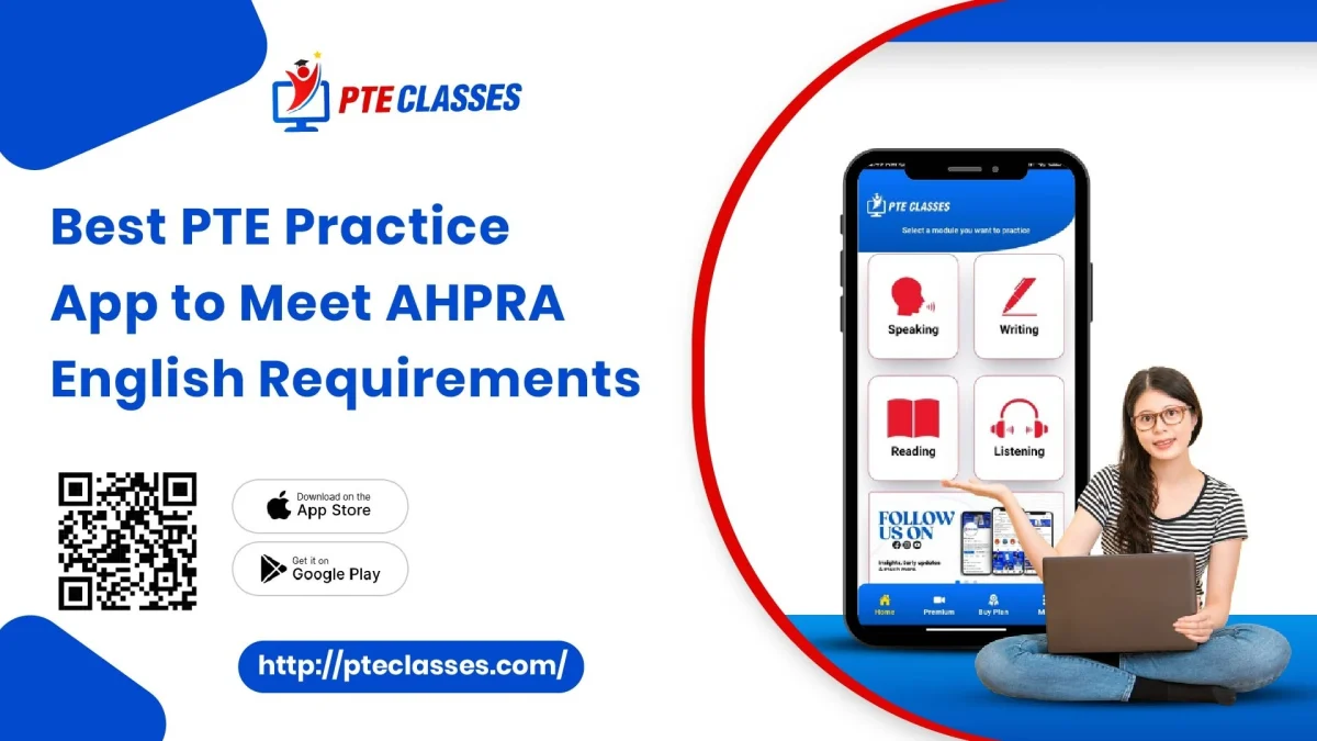 PTE practice app for AHPRA English requirements