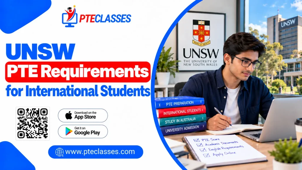 UNSW PTE Requirements for International Students